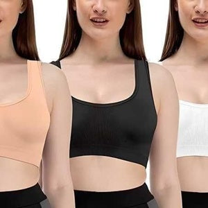 Womens Multicolor Air Bra (Pack of 3)