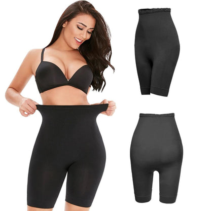 4-in-1 Shaper - Quick Slim Shape Wear Tummy, Back, Thighs, Hips - Black/Efffective Seamless Tummy Tucker